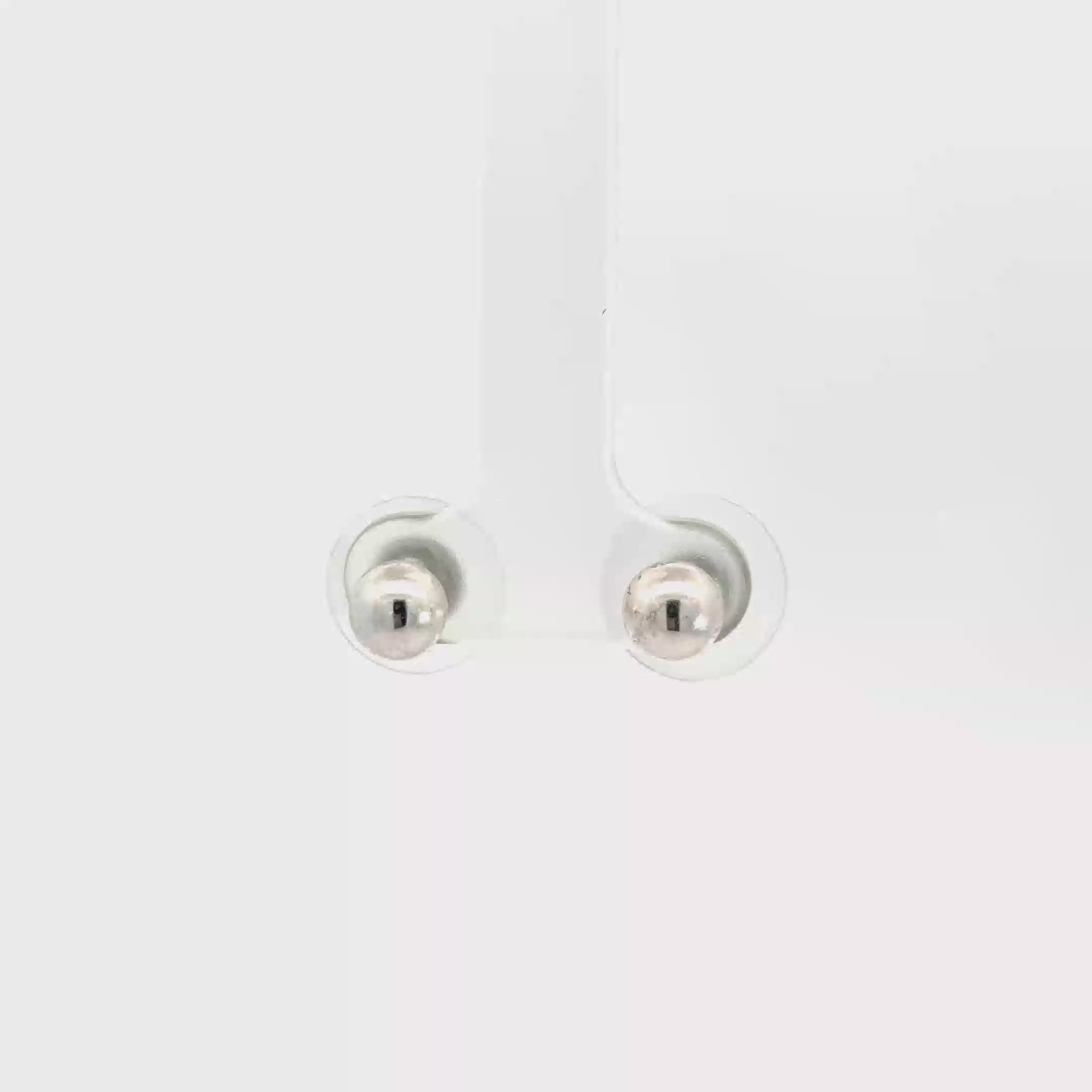 Sterling Silver Classic Ball Stud Earrings