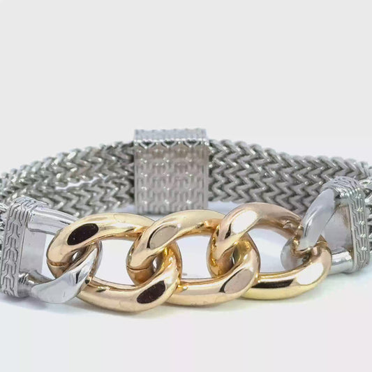 Elegant Gold Chain Link Bracelet